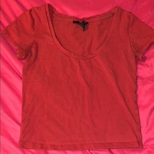 red crop top forever 21